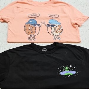 2 Boys T-shirts- Wonder Nation & Oshkosh Size 14